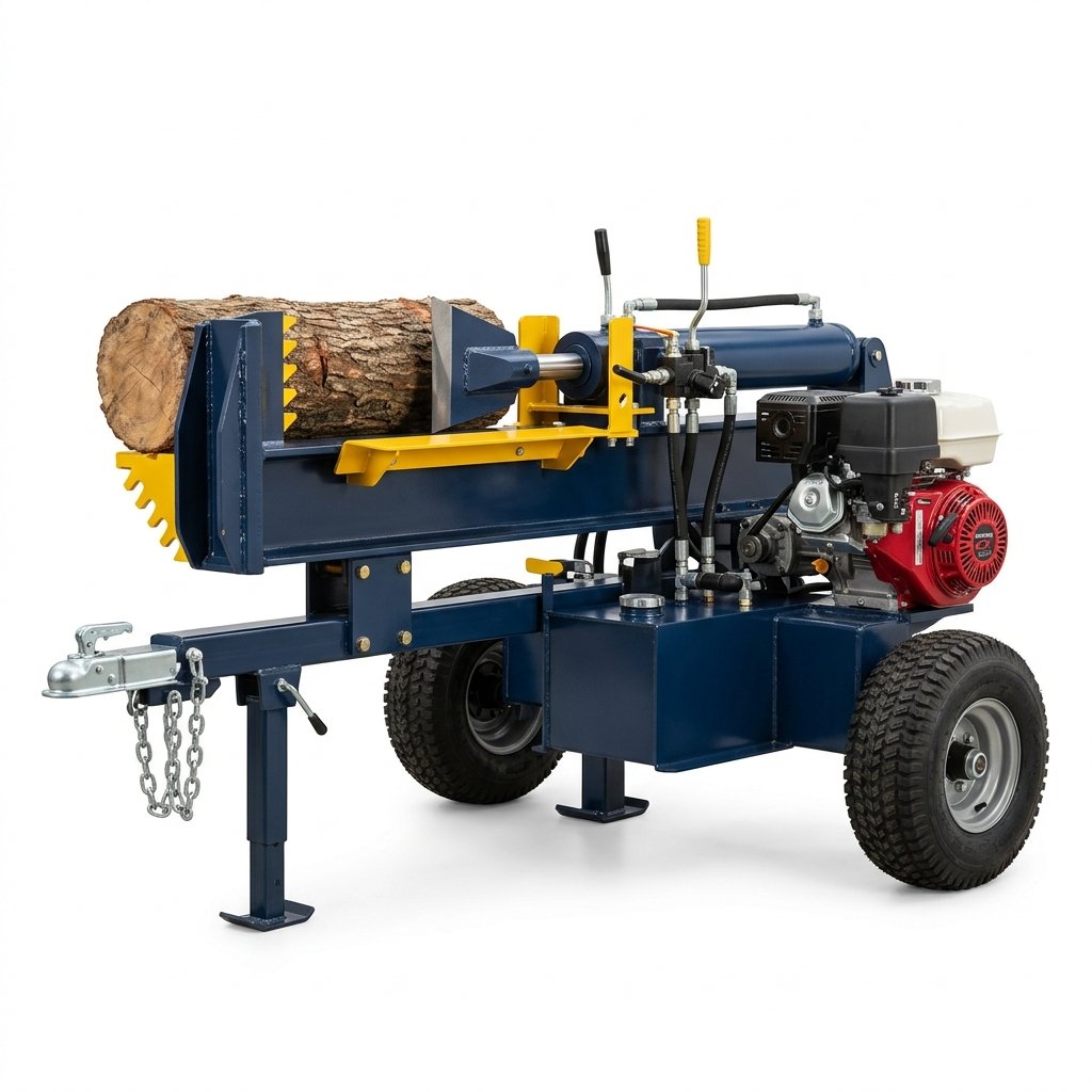 Groundmark HD 32T Hydraulic Gas Log Splitter with Liftgate Hitch